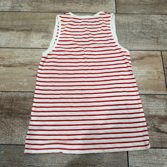 Madewell | Red & White Stripped Tank - Picture 4 of 4